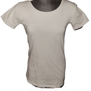 NWOT ls Layer Simply Light Gray Tee T Shirt sz S M